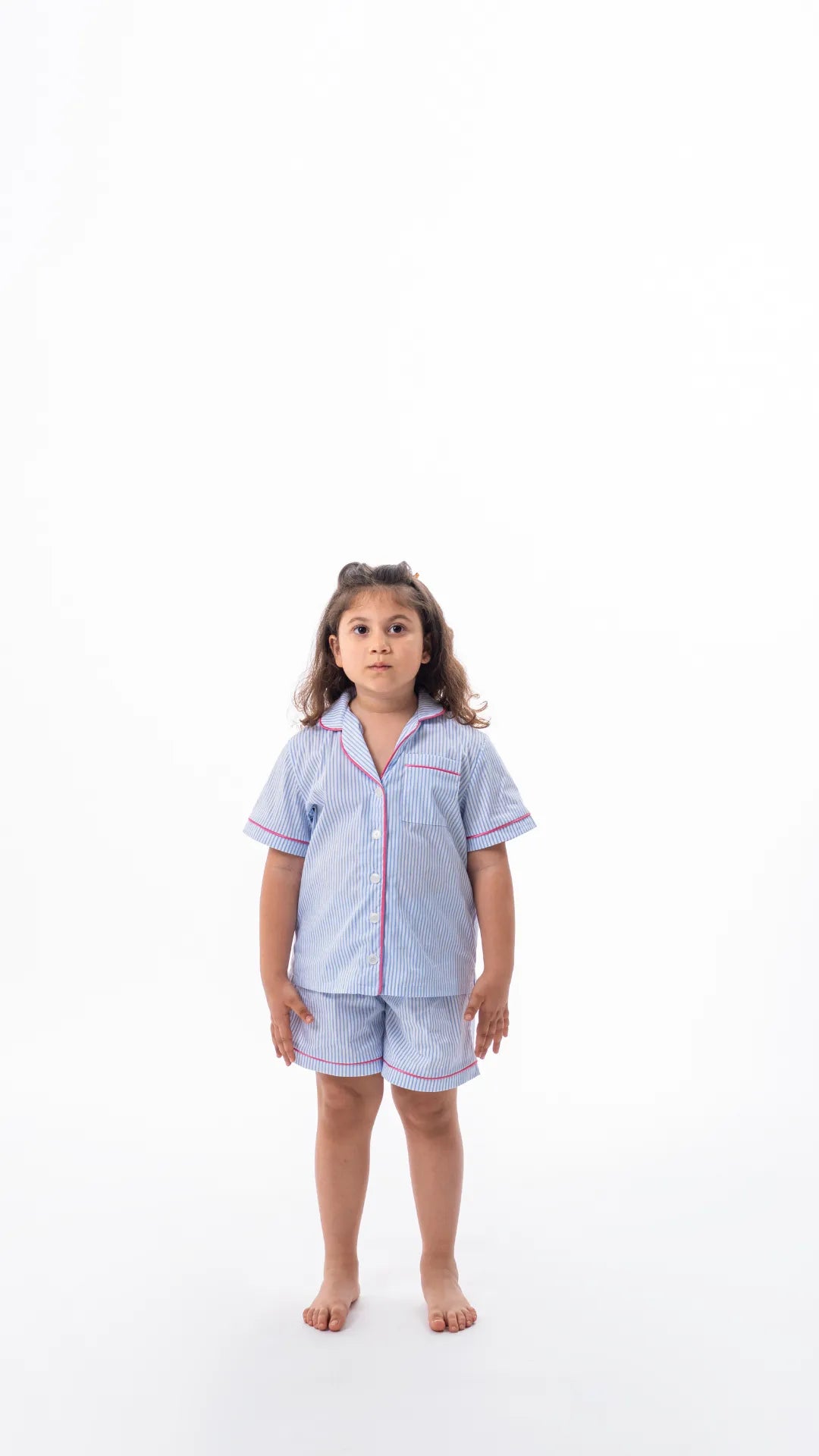 Nuvola rigata pink bimba