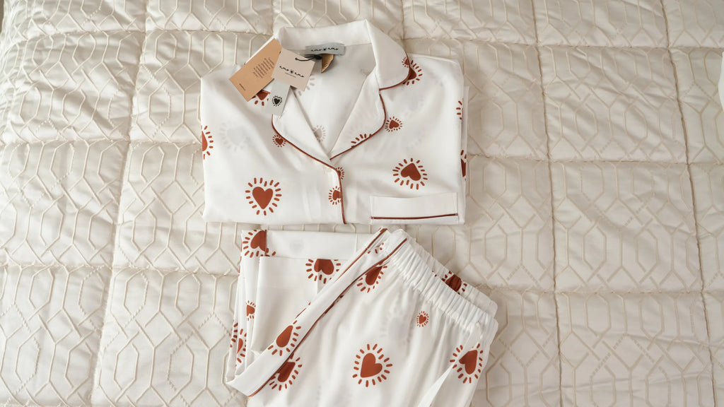 Pigiama Cuori Bronzo