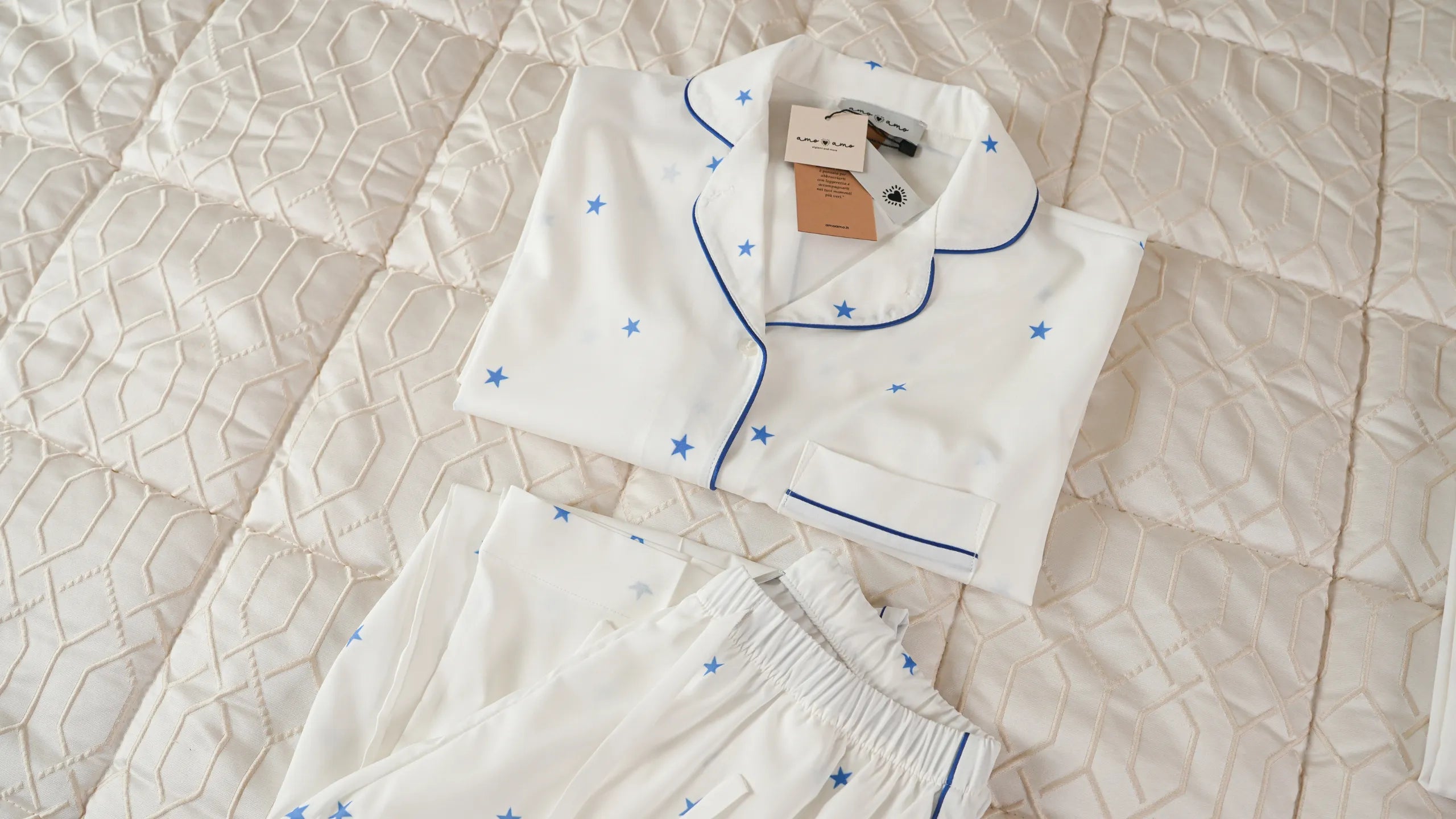 Pigiama Stelle Indaco