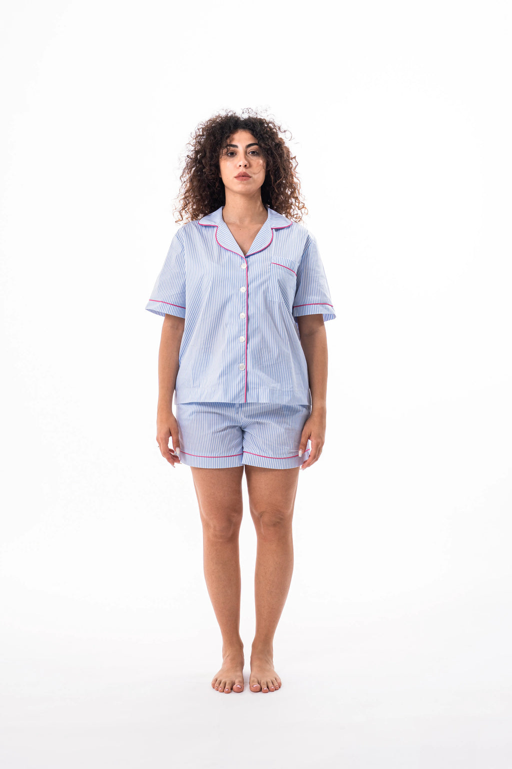 Nuvola rigata pink donna