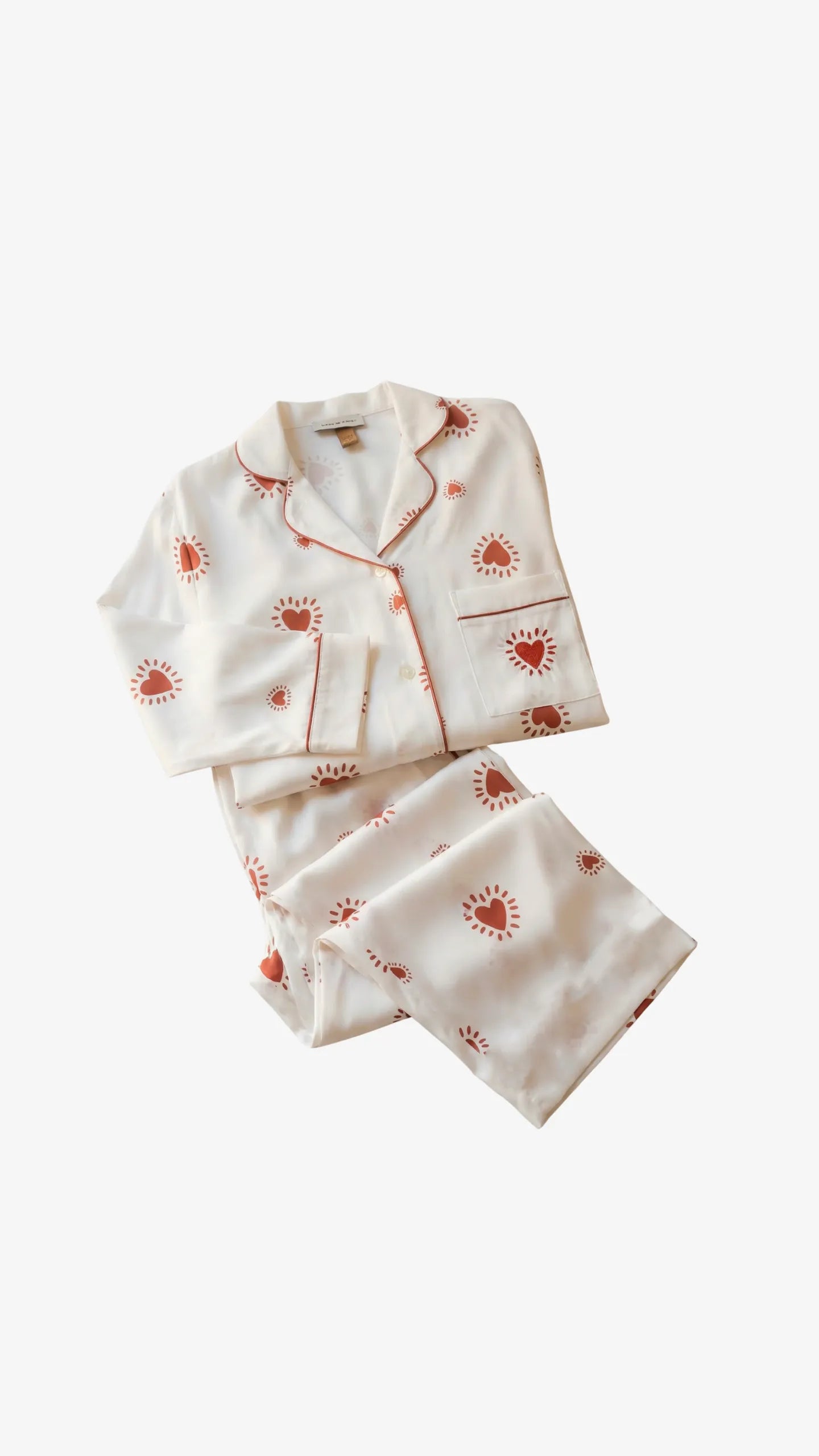 Pigiama Cuori Bronzo